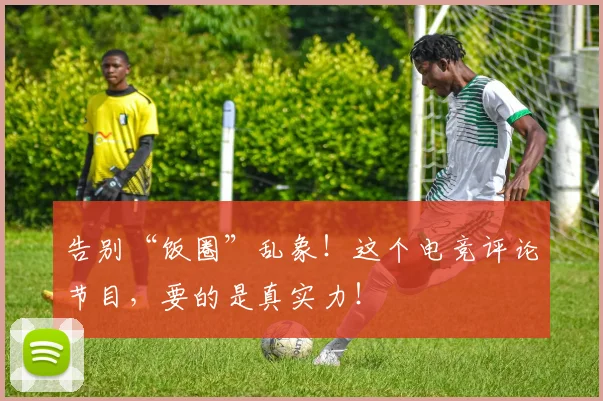 告别“饭圈”乱象！这个电竞评论节目，要的是真实力！